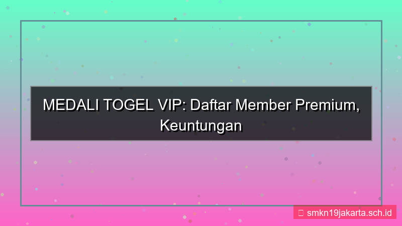 gambar MEDALI TOGEL daftar member vip