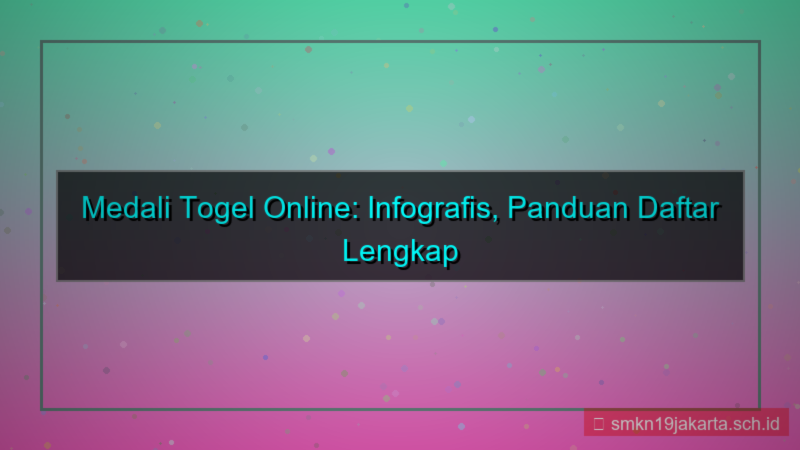 konten MEDALI TOGEL infografis panduan daftar