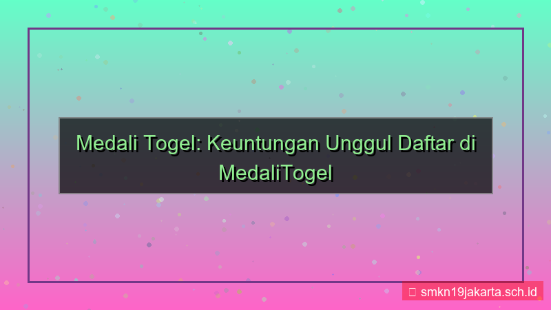 ilustrasi MEDALI TOGEL keuntungan daftar medalitogel