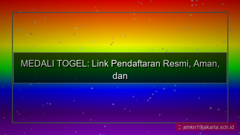 visual MEDALI TOGEL link pendaftaran resmi