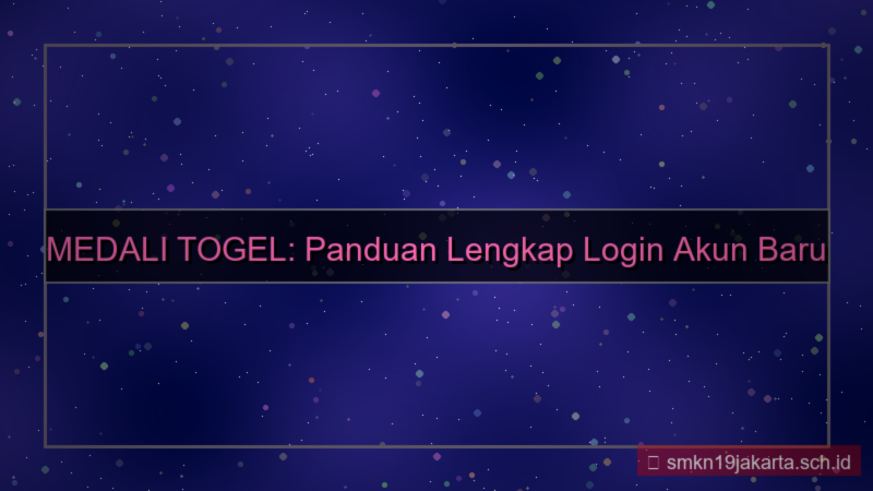 visual MEDALI TOGEL login akun baru resmi