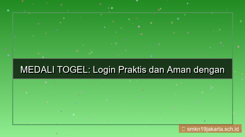 visual MEDALI TOGEL login pakai face id
