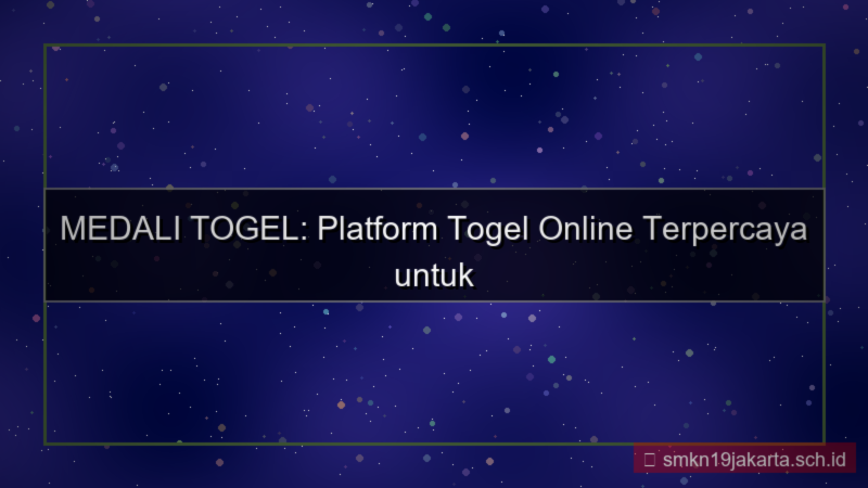 desain MEDALI TOGEL medalitogel platform terpercaya