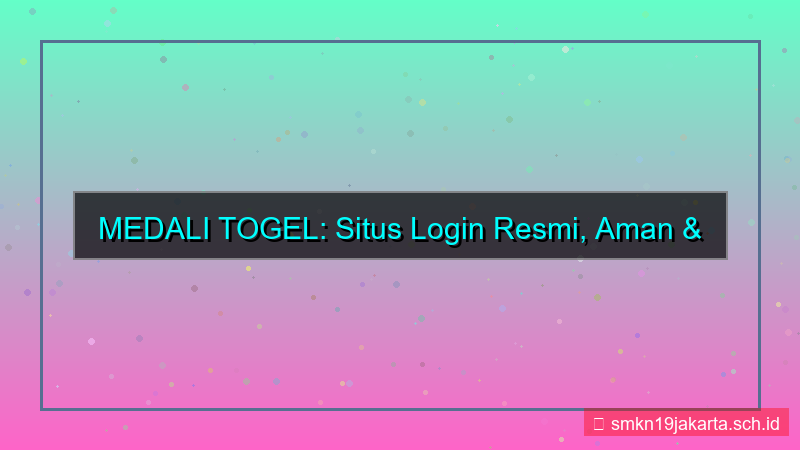 gambar MEDALI TOGEL situs login resmi 2026