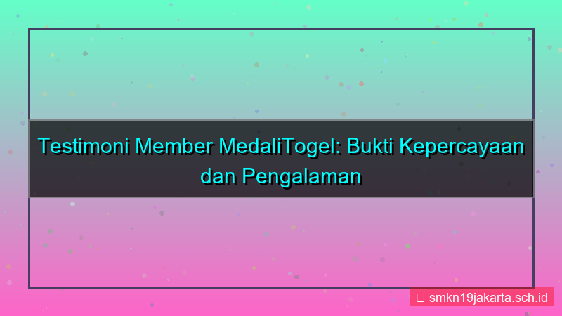 gambar MEDALI TOGEL testimoni member medalitogel