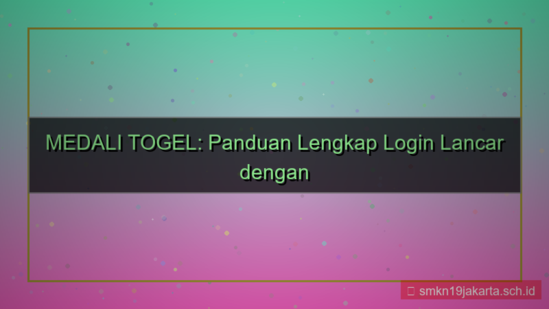 tampilan MEDALI TOGEL wifi login lancar