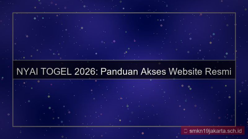 tampilan NYAI TOGEL akses website resmi 2026