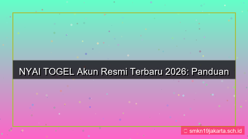 tampilan NYAI TOGEL akun resmi terbaru 2026