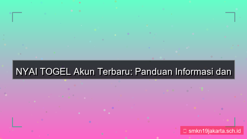 gambar NYAI TOGEL akun terbaru 2026