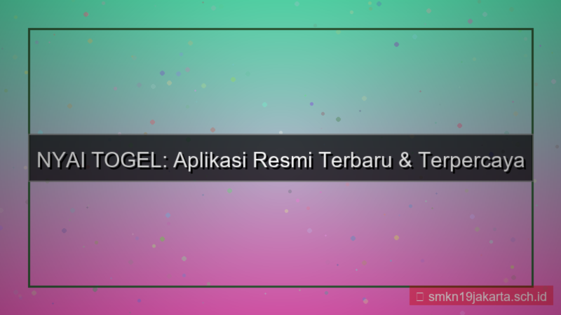 tampilan NYAI TOGEL aplikasi resmi terbaru