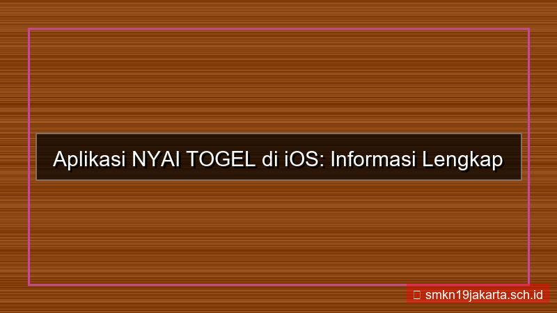 NYAI TOGEL app ios nyaitogel