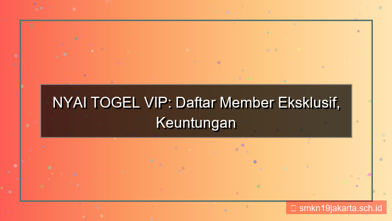 desain NYAI TOGEL daftar member vip
