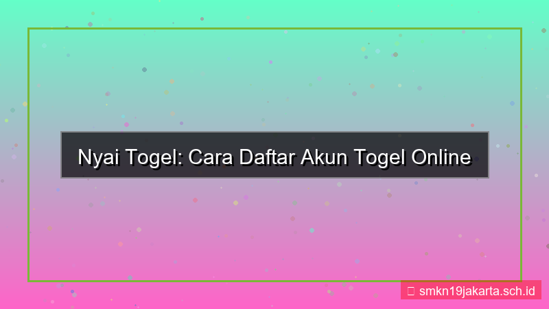 konten NYAI TOGEL daftar pakai facebook