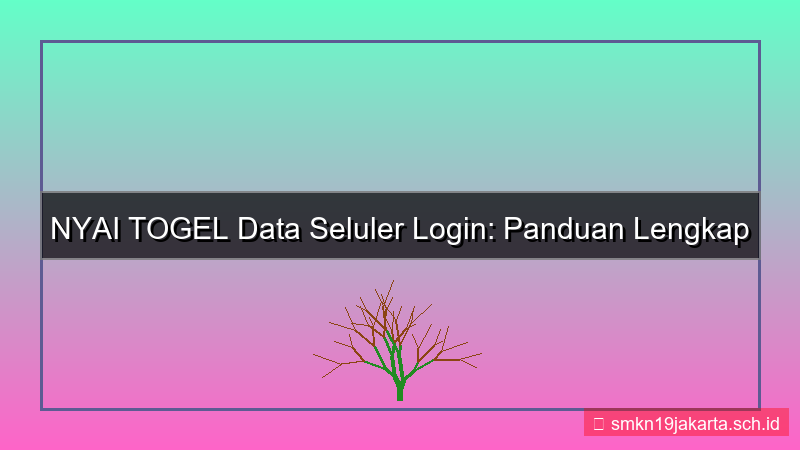NYAI TOGEL data seluler login
