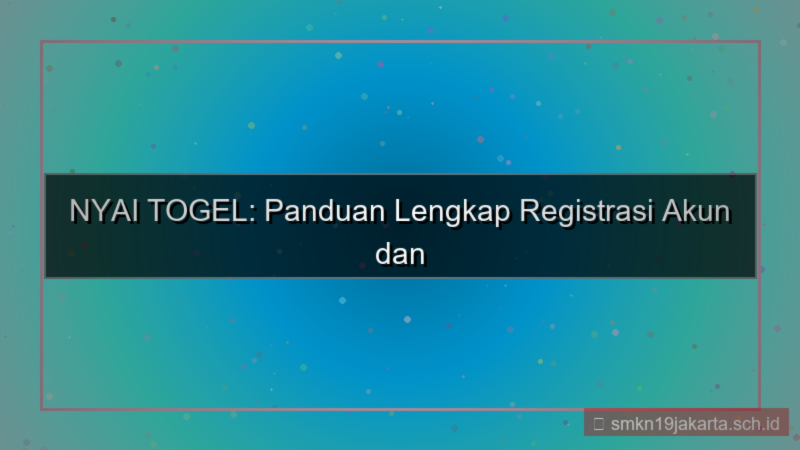 NYAI TOGEL email otp registrasi