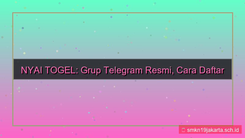 ilustrasi NYAI TOGEL grup telegram daftar