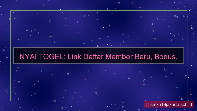 visual NYAI TOGEL link daftar member baru
