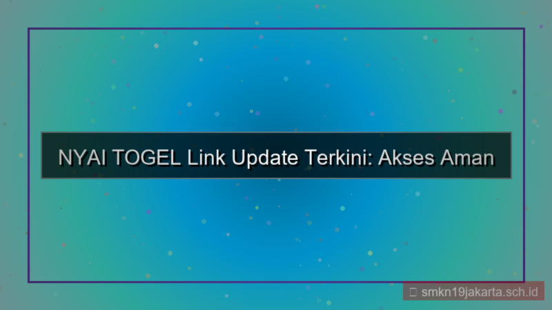 visual NYAI TOGEL link update terkini