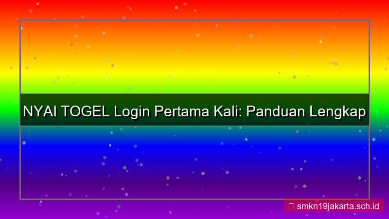 visual NYAI TOGEL login pertama kali