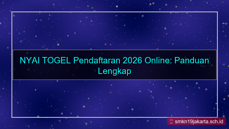 visual NYAI TOGEL pendaftaran 2026 online