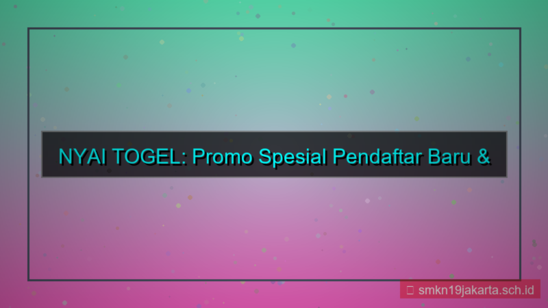 tampilan NYAI TOGEL promo khusus pendaftar baru