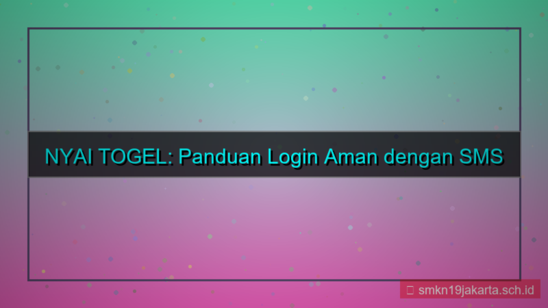 NYAI TOGEL sms otp login