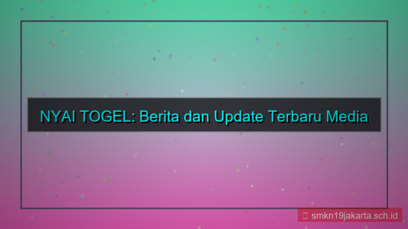 NYAI TOGEL sosial media update