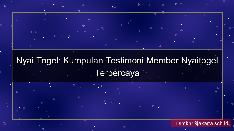 desain NYAI TOGEL testimoni member nyaitogel
