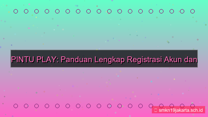 gambar PINTU PLAY email otp registrasi