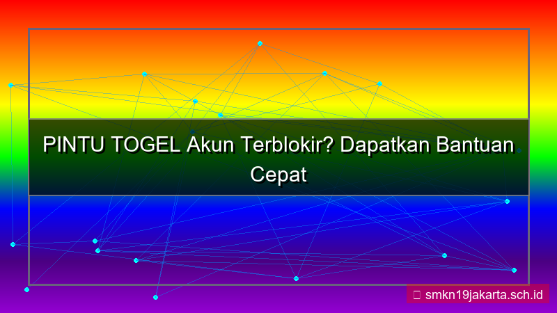 desain PINTU TOGEL akun terblokir bantuan