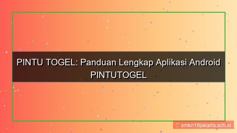 PINTU TOGEL app android pintutogel