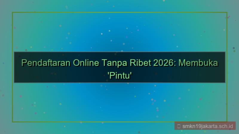 PINTU TOGEL daftar tanpa ribet 2026