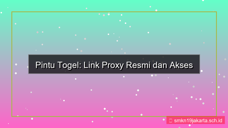 desain PINTU TOGEL link proxy resmi
