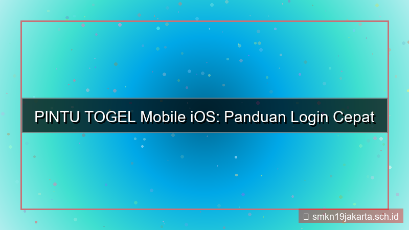 tampilan PINTU TOGEL login via mobile ios