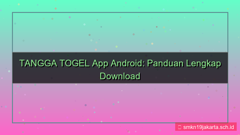 tampilan TANGGA TOGEL app android tanggatogel