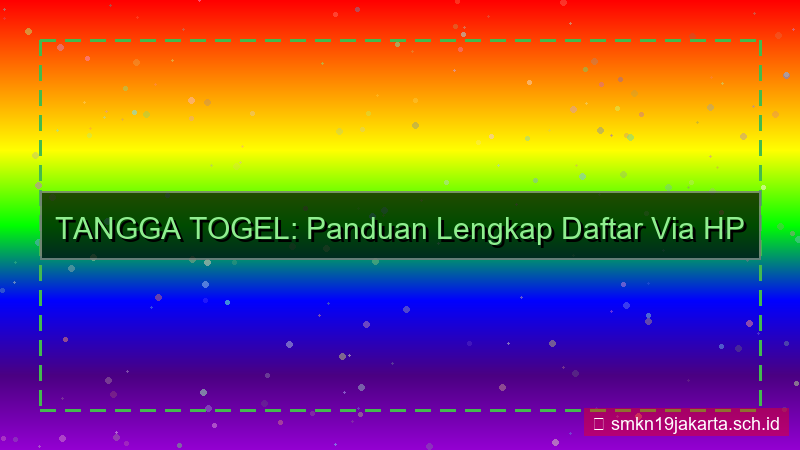 konten TANGGA TOGEL daftar via hp android