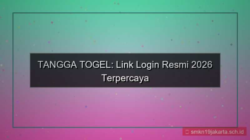 desain TANGGA TOGEL link login resmi 2026