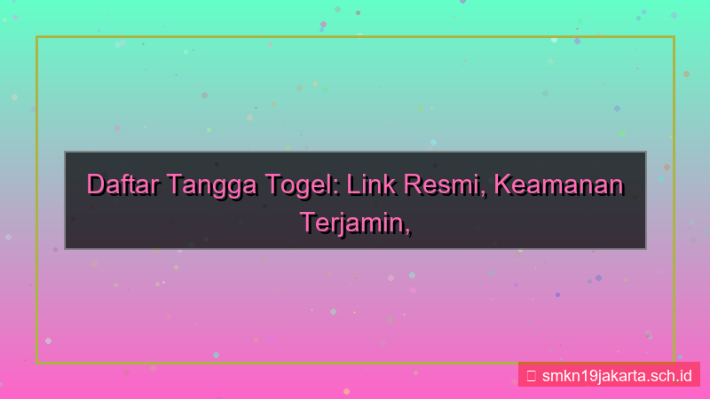 gambar TANGGA TOGEL link pendaftaran resmi