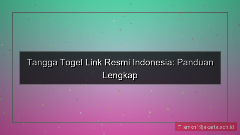 gambar TANGGA TOGEL link resmi indonesia