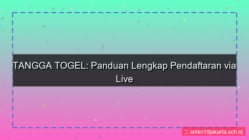 visual TANGGA TOGEL live chat pendaftaran