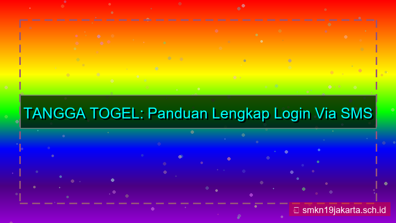 ilustrasi TANGGA TOGEL login via sms