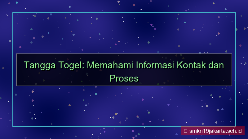 tampilan TANGGA TOGEL nomor telepon daftar