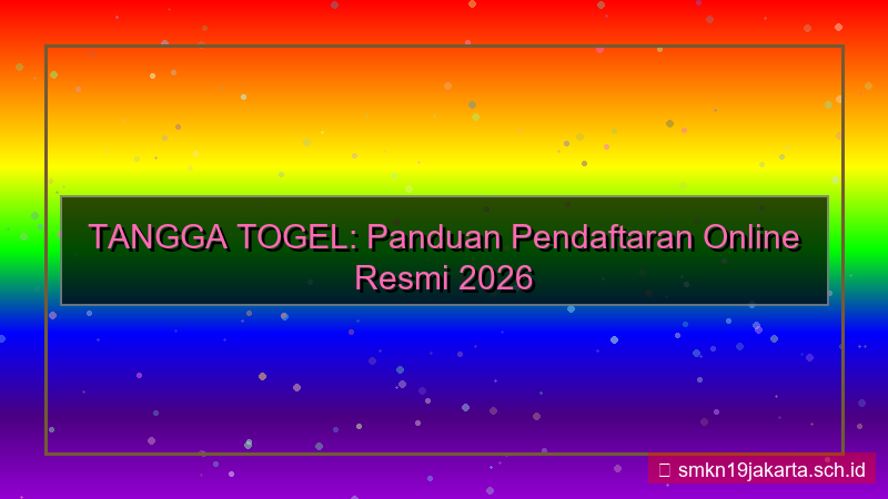 visual TANGGA TOGEL pendaftaran online resmi 2026