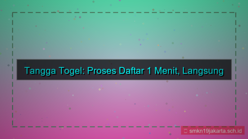 desain TANGGA TOGEL proses daftar 1 menit