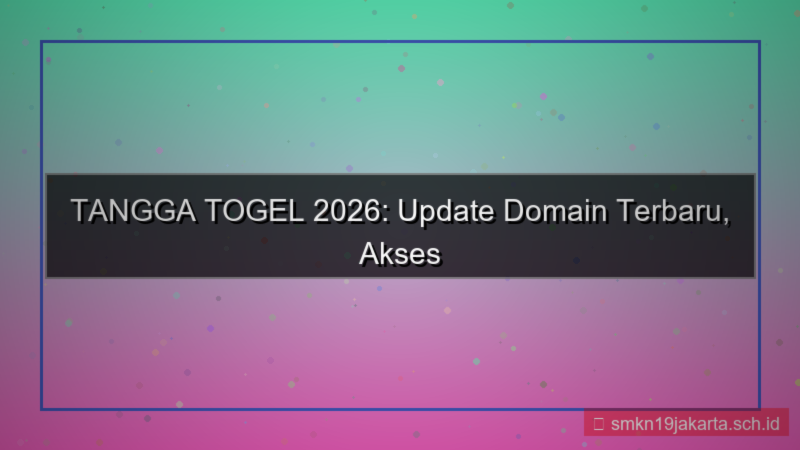 TANGGA TOGEL update domain terbaru 2026