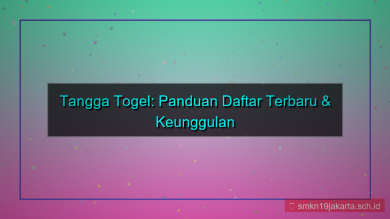desain TANGGA TOGEL website daftar terbaru