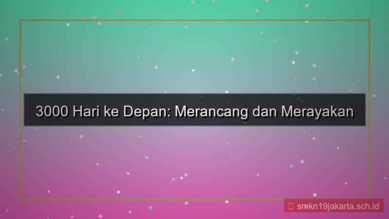 gambar 3000 hari ulang tahun dari sekarang