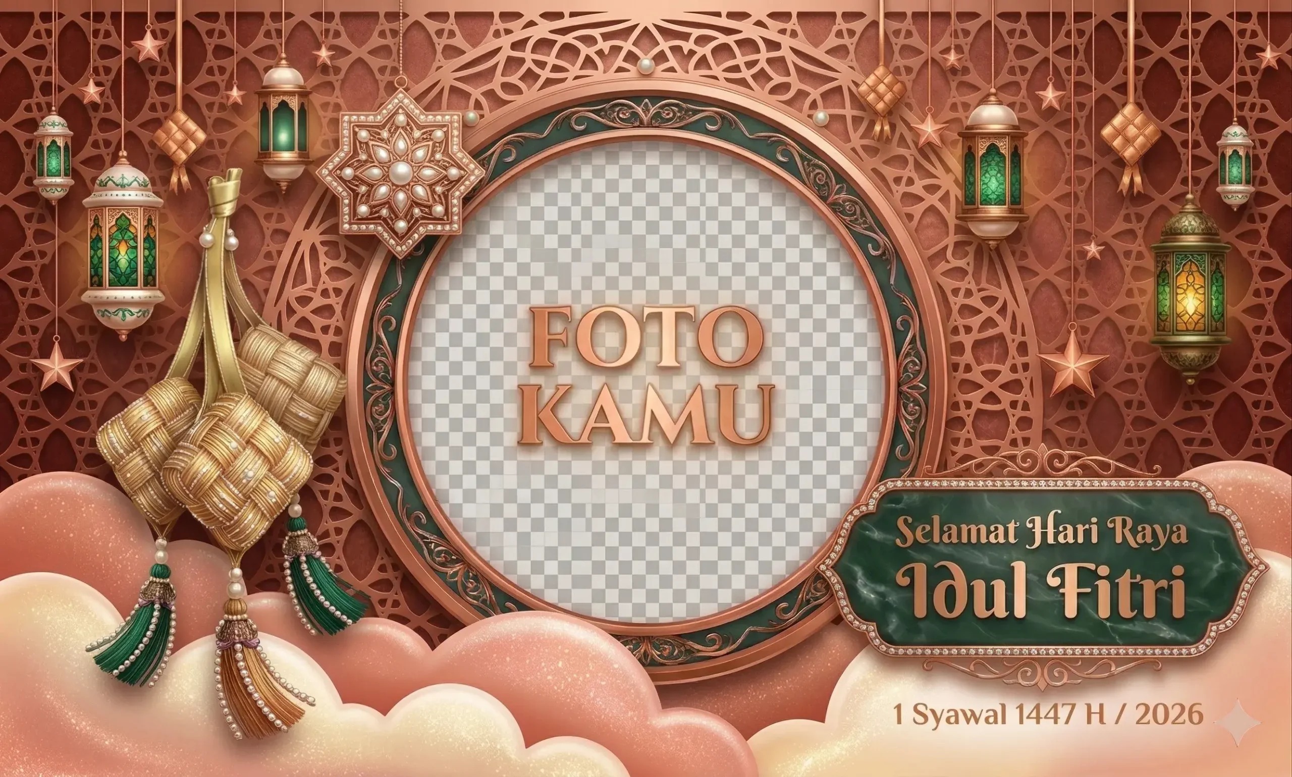 Twibbon Lebaran 1447 H Gratis