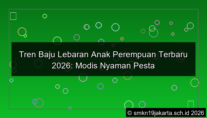 baju lebaran anak perempuan