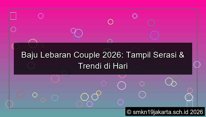 gambar baju lebaran couple